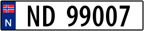 Truck License Plate